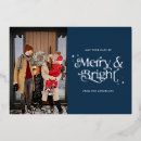 Search for blue and silver christmas cards Typography