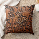 Search for tooled leather cushions Cowboy