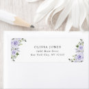 Search for lavender flower return address labels Purple flowers