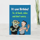 Search for funny zombie birthday cards Humour