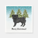 Search for pug napkins Illustration