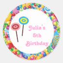 Search for candyland birthday stickers Lollipop