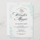 Search for snowflake party invitations Ice skating
