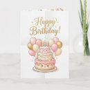 Search for balloons pink birthday cards Gold