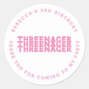 Search for pink lettering stickers Thank you