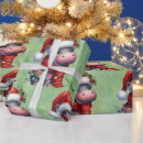 Search for hippo christmas wrapping paper Animal