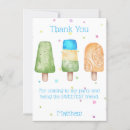Search for popsicle thank you cards Blue