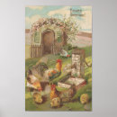Search for easter chicken posters Vintage