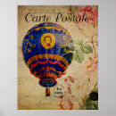 Search for vintage hot air balloon posters French