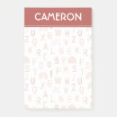 Search for alphabet letter post it notes Pattern