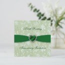 Search for emerald green wedding anniversary invitations 55th