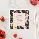 Search for yellow rose napkins Pink roses