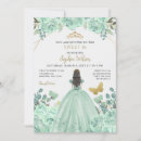 Search for mint and gold invitations Glitter