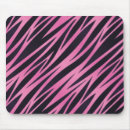 Search for zebra stripe design mousepads Black