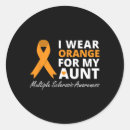 Search for ms ribbon stickers Awareness