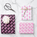 Search for pink ribbons wrapping paper Pattern