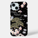 Search for oriental pattern iphone cases Black