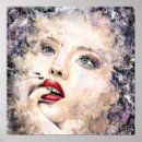 Search for woman with red lips posters Blue eyes