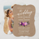 Search for purple rustic wedding invitations Calligraphy script