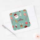 Search for reindeer pattern stickers Santa claus