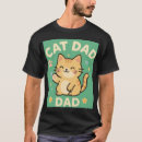 Search for heart paw tshirts Cat dad