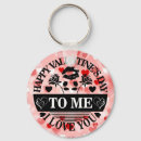 Search for you make me happy key rings I love you