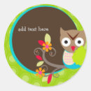Search for green owl stickers Birthday