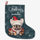 Search for frenchie christmas stockings Cute