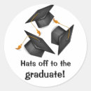 Search for black graduation hat stickers Gold