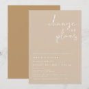 Search for change of plans invitations Change the date