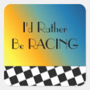 Search for black checked stickers Racing