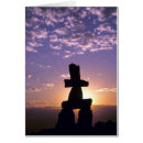 Search for inukshuks postcards Arctic
