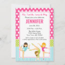 Search for girls gymnastics party invitations Tumbling