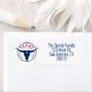Search for state texas return address labels Lone star state