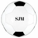 Search for monogram soccer balls Black and white