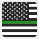 Search for military flag stickers Thin green line