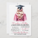 Search for black cap and gown graduation invitations Elegant