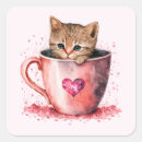 Search for cute teacup stickers Kitten