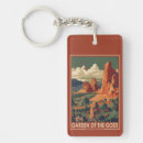 Search for vintage travel rectangular key rings Tourist