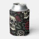 Search for dark gothic can coolers Skull