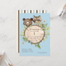 Search for cute animals birthday invitations Blue