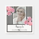 Search for black and white stripes napkins Elegant