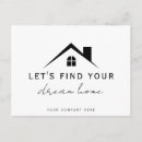 Search for dream home postcards Real estate