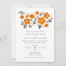 Search for rust orange wedding invitations Botanical