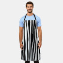 Search for zebra skin aprons Black and white