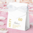 Search for 60th birthday favour boxes Sixtieth birthday party