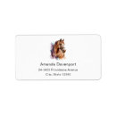 Search for leather return address labels Brown
