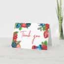Search for blueberries thank you cards Fruit