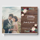 Search for wood wedding guest books Floral