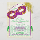 Search for masquerade ball invitations Green